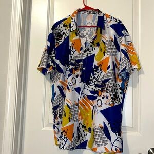 Multi Colored Mens Casual Shirt